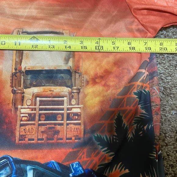 OZ Fishing Shirts “The Rock” Men’s Medium Long Sleeve All Over Graphic Print - Picture 8 of 9